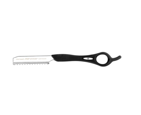 Olivia Garden The Edge Soft Touch – Brici Profesional 17.5 cm, cu Mâner Ergonomic și Lamă Interșanjabilă din Oțel Inoxidabil - Img 1