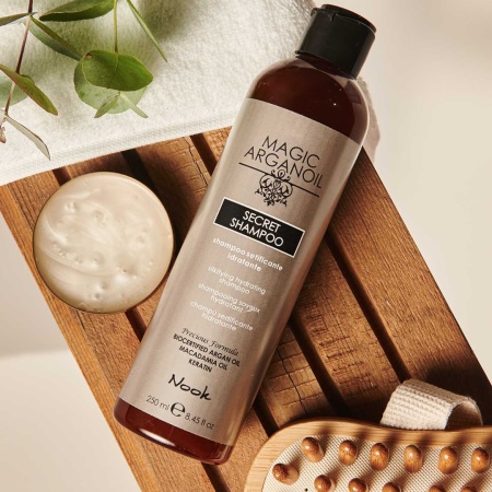 Șampon cu Efect de Hidratare Profundă și Curățare Delicată, Fără Parabeni sau Sulfați, Nook Magic ArganOil Secret - Img 4