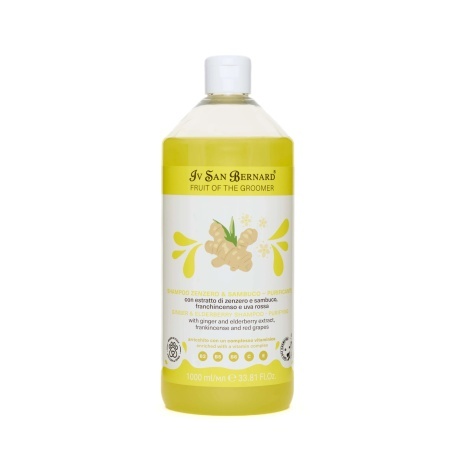 Sampon Iv San Bernard cu Ghimbir si Soc NEW, pentru Caini si Pisici, 1l