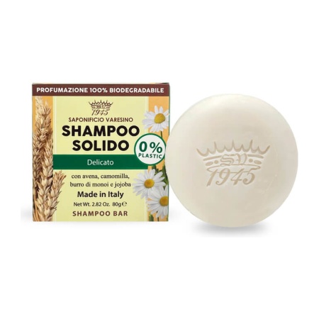 Sampon solid delicat Saponificio Varesino Delicate Shampoo Bar 80g