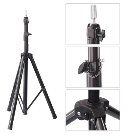 Set 6 Trepied TRP Metalic pentru Suport Cap Practica - 180 cm - Img 2