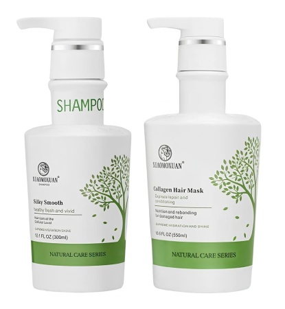 Set Cadou Xiaomoxuan S1M2 - Sampon Arbore de Ceai 300ml + Masca Colagen 550ml
