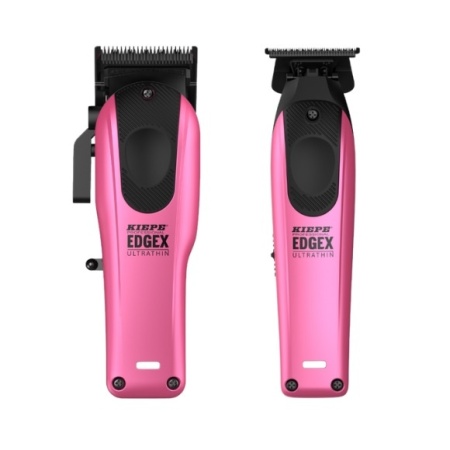 Set combo Kiepe Edgex Pink Masina de tuns si Masina de contur fara fir
