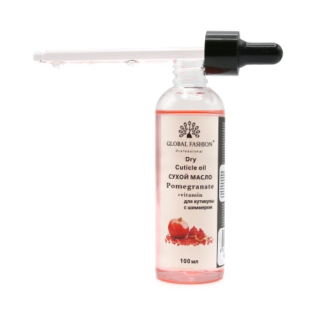 Ulei de cuticule cu pipetă 100 ml, aromă de Rodie - Img 2