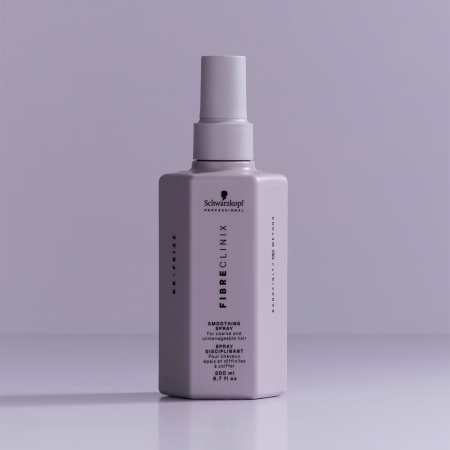 Balsam Spray Leave-In Reparator Și Disciplinant Anti-Frizz Schwarzkopf Professional Bonacure Fibre Clinix De-Frizz Smoothing Spray 200ml - Img 9