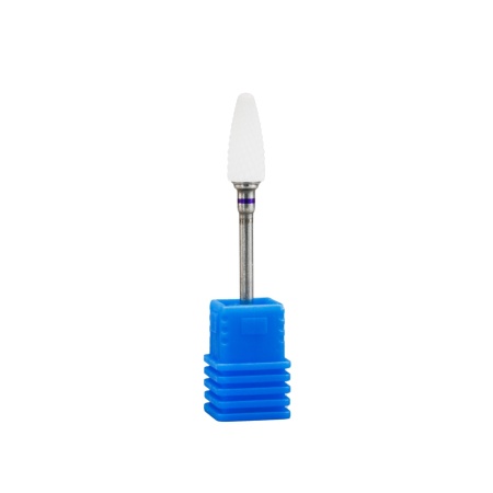 Bit Cap Freza Unghii Ceramica, Albastru(Medie), Pauco - Cilindru Tirch (M)