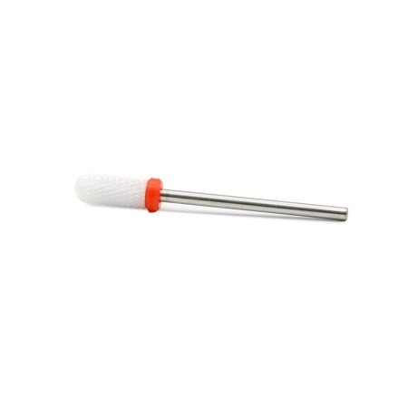 Bit Cap Freza Unghii Ceramica, Rosu(Fin), Pauco - F 3/32 Barrel Ball (F) - Img 3