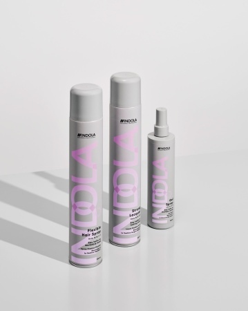 INDOLA Fixativ Flexible Hairspray – Fixare Elastică, Finish Natural & Protecție Termică până la 230°C 500ml - Img 3