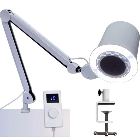 Lampa cu Aspirator Manichiura Tip Clopot 41W - Roti Mobile plus Prindere de Masa - Img 1