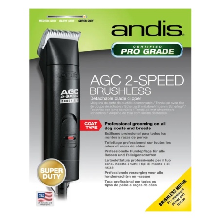 Masina de Tuns pentru Animale de Companie ANDIS AGC 2-Speed Brushless - Img 7