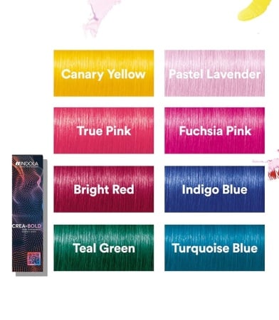 Pigment Semi-Permanent Indola Crea-Bold 100ml - 8 Vibrant Colors - Img 10