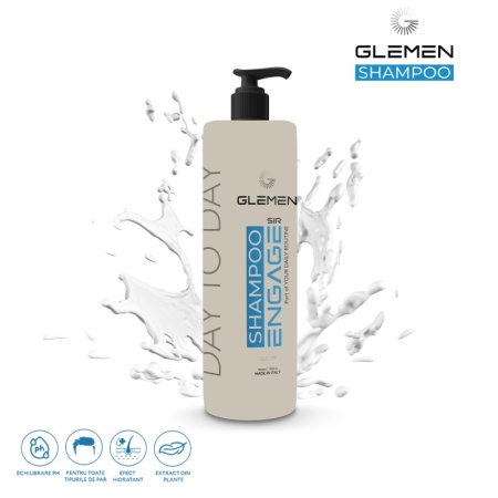 Sampon pentru Par - Glemen - Engage - 1000 ml - Img 2