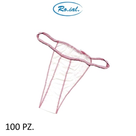 Tanga de unica folosinta pentru femei Roial Alb 100buc - Img 4