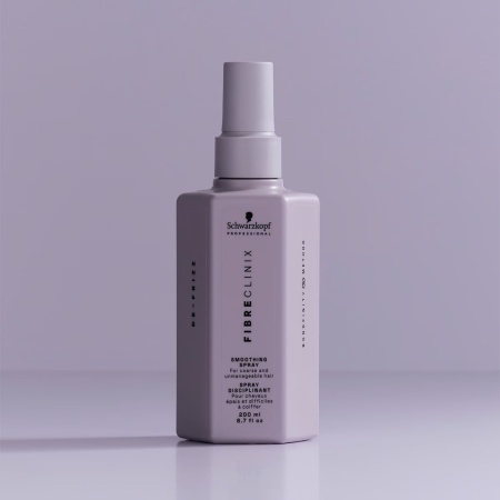 Balsam Spray Leave-In Reparator Și Disciplinant Anti-Frizz Schwarzkopf Professional Bonacure Fibre Clinix De-Frizz Smoothing Spray 200ml - Img 5