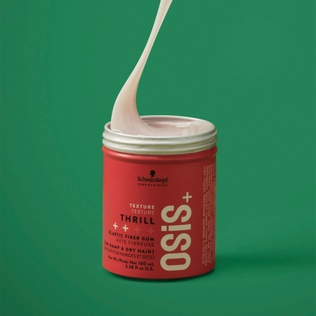 Ceară-Cremă Cu Fixare Flexibilă Schwarzkopf Professional Osis Thrill Elastic Fiber Gum 100ml - Img 9