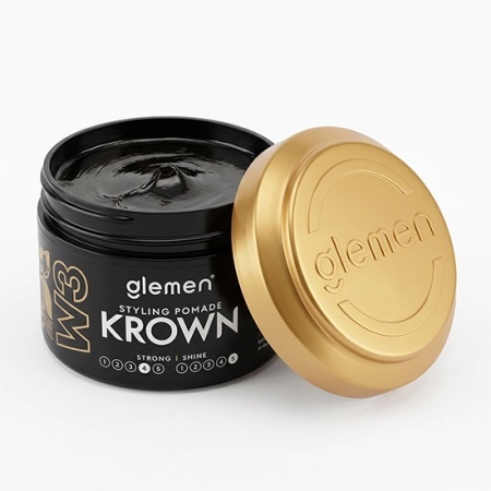 Ceara Lucioasa pentru Par - GLEMEN - Krown - 100 ml - Img 3