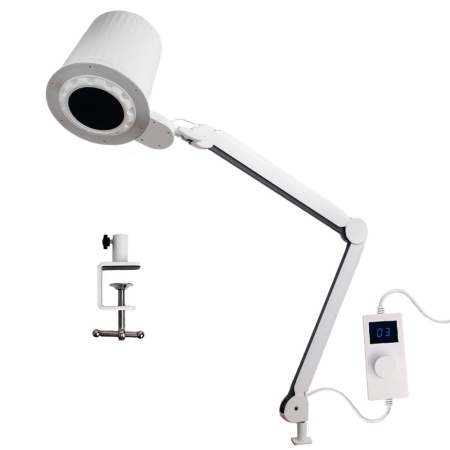 Lampa cu Aspirator Manichiura Tip Clopot 41W - Roti Mobile plus Prindere de Masa - Img 7