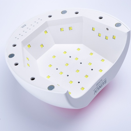 Lampa Unghii UV Led SUN 2C, 48W - Model Nou - Baza Oglinda - Img 4