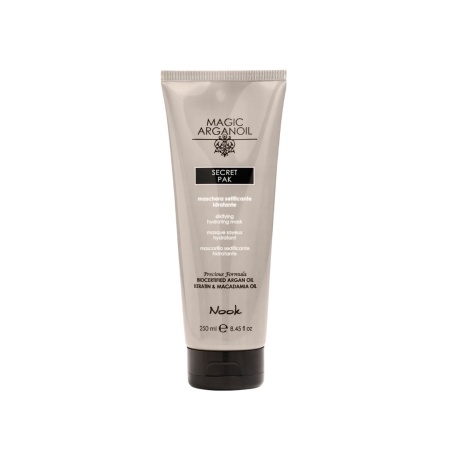 Mască Hidratantă cu Textură Mătăsoasă, Formulată pentru Strălucirea și Repararea Părului Uscat, Nook Magic ArganOil Secret Pak Silkifying Hydrating - Img 3