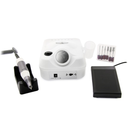 Pila / Freza Electrica Unghii Profesionala Bee Nails 65W, BN-335, Alb - Img 2