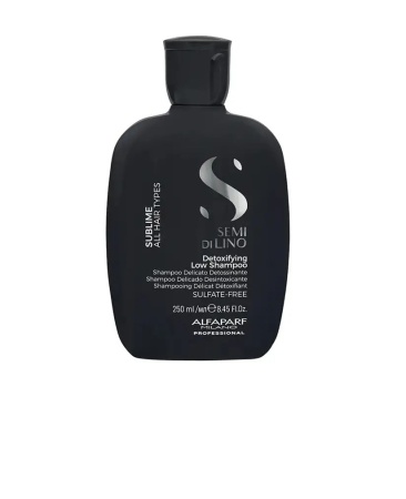 Șampon Detoxifiant Șampon Detoxifiant Pentru Îndepărtare Intensivă A Impurităților Alfaparf Milano Semi Di Lino Detoxifyng Low Shampoo - Img 1