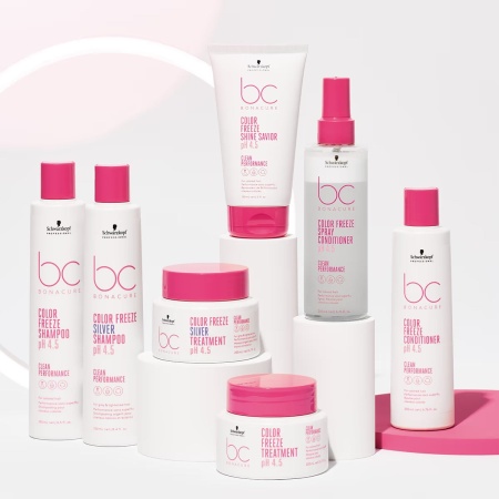 Șampon Pentru Strălucirea Părului Vopsit Schwarzkopf Professional Bonacure Clean Performance Color Freeze Shampoo - Img 4