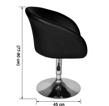 Scaun Coafor Royal, Black - Img 3