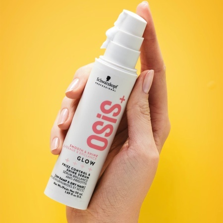 Ser Hidratant, Anti-Frizz Pentru Luciu Fără Siliconi Schwarzkopf Professional Osis Glow 50ml - Img 6