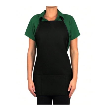 Sort Frizerie/ Coafor cu Buzunare, Black - 51459910 - Img 5