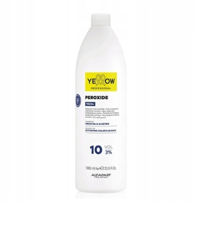 YELLOW Peroxide Tech+ 3% 10Vol – Emulsie Oxidantă Profesională pentru Colorare Uniformă și Strălucitoare - Img 4