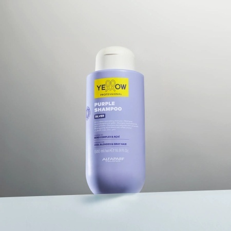 Yellow Purple Shampoo 500ml – Șampon Violet Profesional pentru Nuanțe Reci de Blond și Păr Gri - Neutralizare Instantă a Reflexelor Galbene - Img 3