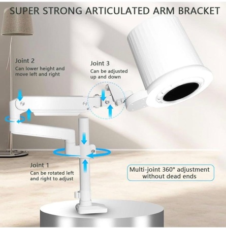 Aspirator Profesional Praf de Unghii, cu Absorbție de Sus D-2 - Img 3