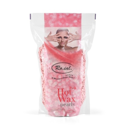 Ceara de epilat elastica Roial Trandafir cu perle 800gr