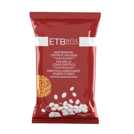 ETB WAX Ceară Profesională - Vegană - Perle Orange Touch, Epilare Precisă și Delicată – 800g