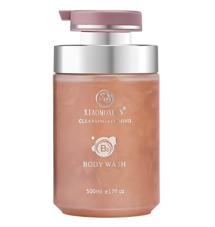 Gel de Dus Xiaomoxuan cu Petale de Sakura (Flori de Cires) și Vitamina B3 - 500ml