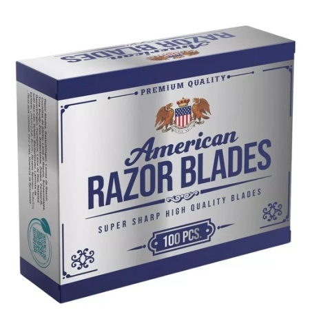 Rezerve lame de ras American Razor Blades Double Edge 100buc