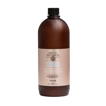 Șampon Anti-Frizz pentru Păr Rebel, cu Formulă Disciplinantă și Curățare Delicată, Nook Magic ArganOil Discipline - Img 2