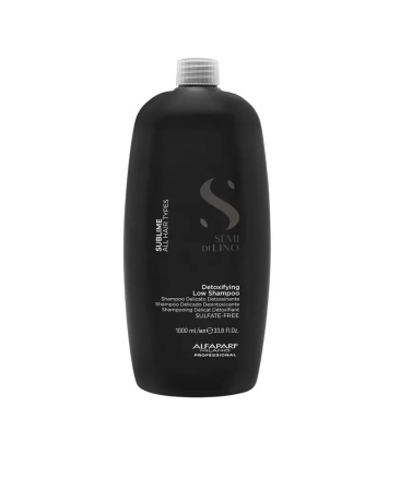 Șampon Detoxifiant Șampon Detoxifiant Pentru Îndepărtare Intensivă A Impurităților Alfaparf Milano Semi Di Lino Detoxifyng Low Shampoo - Img 2
