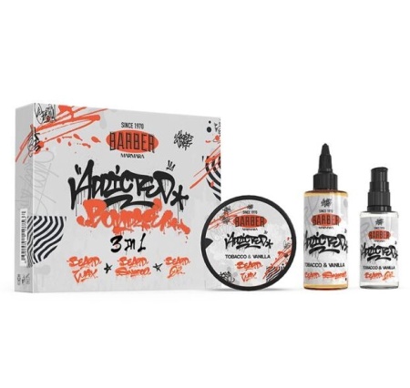 Set ingrijire barba Marmara Barber Tobacco &amp; Vanilla Beard Gift Set - Img 5
