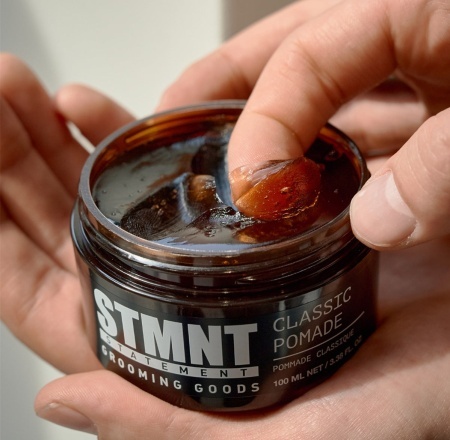 STMNT Classic Pomade 100ml – Fixare flexibilă, control puternic și luciu natural, cu spălare ușoară și parfum sofisticat - Img 2