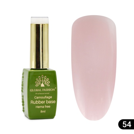 Bază de unghii Camouflage, fără Hema, 8 ml 54 - Free TPO