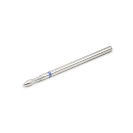 Bit Diamant, Cuticula, Flacara, Albastru(Medie), Pauco - 257-025B - Img 2