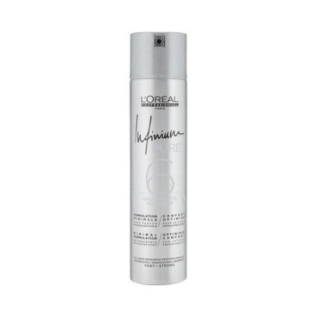 Fixativ Profesional L’Oréal Professionnel Infinium Pure Strong 300ml – Fixare Puternică, Ultra-Uscată, Fără Parfum - Img 1