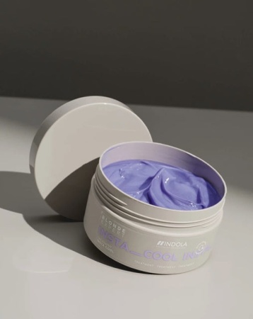 Indola Blonde Expert InstaCool Tratament Neutralizator 200ml – Revitalizare Intensivă pentru Blondul Tău, cu Pigmenți Violeți și Strălucire Elegantă - Img 4
