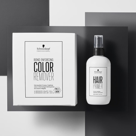 Kit Profesional Pentru Îndepărtarea Vopselei Și Corectare A Culorii Schwarzkopf Professional Bond Enforcing Color Remover 10*30g - Img 3