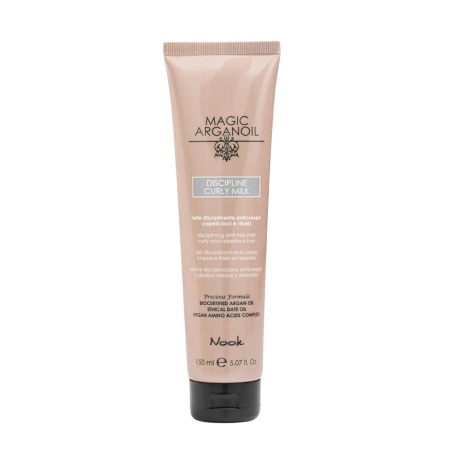 Lapte Anti-Frizz pentru Păr Rebel, cu Ulei de Argan, Nook Magic ArganOil Discipline - Img 2