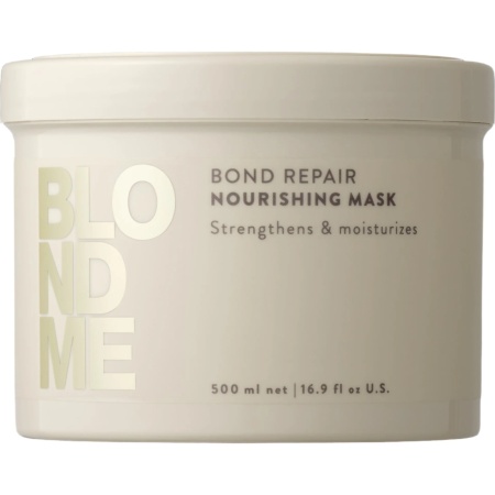 Mască Hrănitoare Schwarzkopf BLONDME Bond Repair – Nutriție Intensă & Reparare pentru Părul Blond Fragil - Img 2