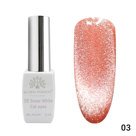 Oja semipermanenta, SW 3D Cat Eye, 8 ml, 03 - TPO Free Global Fashion