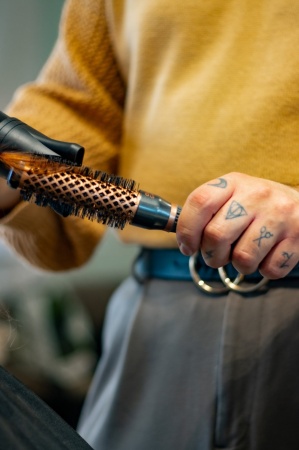 Olivia Garden Expert Blowout Heat Nylgard Bristles– Perie Profesională Termică pentru Păr Gros și Indisciplinat - Img 7