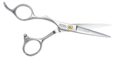 Olivia Garden SilkCut PRO Left 5" – Foarfecă Profesională Offset pentru Stângaci, cu Lamă Convexă din Oțel Japonez și Design Ergonomic Premium